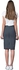 Milla by Trendyol MLWSS16KM1144 Striped Skirt for Women - 34 EU, Black/White