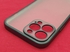 Iphone 13 Pro (6.1 Inch) Matte Color Design Semi Transperent Silicon Back Cover With Coloured Sides- Matte Black