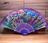 Portable Chinese Style Hand Painted Folding Fan - Random Shape & Color