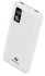 L'avvento Wired Power Bank, 10000mAh, White - MP48W-WH