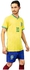 قميص جيرسي لكرة القدم البرازيلي مع اسم نيمار JR ورقم #10 وشورت للبالغين مقاس (S-XL)