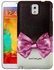 Margoun Hybrid Kick Back Cover Case for Galaxy Note 3 N9000 with screen protector - Papillon style