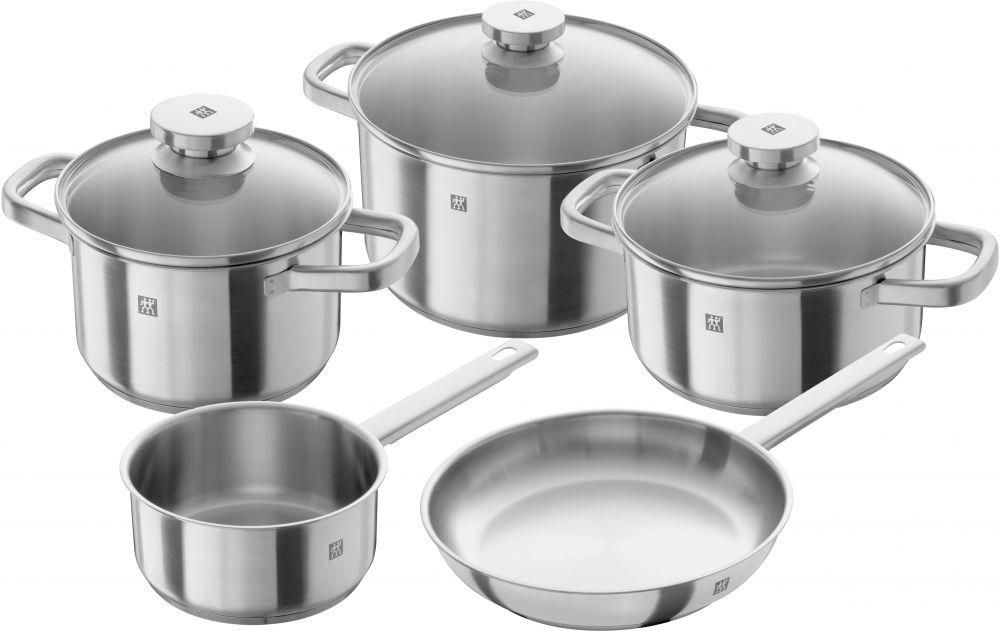 Zwilling 64040002 5 Piece Cookware Set - Silver