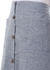 Izor Front Decorative Buttons Heather Denim Blue Skirt