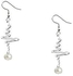 Pearl Earrings for Women, Silver