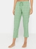 Comfortable Casual Loungewear Pyjama Pants With A Matching Scrunchie Sace Green