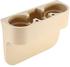Cup Holder Car Organizer Beige Color_ with two years guarantee of satisfaction and quality