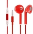 Earphones Headphones With Remote Mic Volume Controls for iPad iPhone 5 5S 5C Red Iphone 4