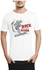 Ibrand S604 Unisex Printed T-Shirt - White, Medium