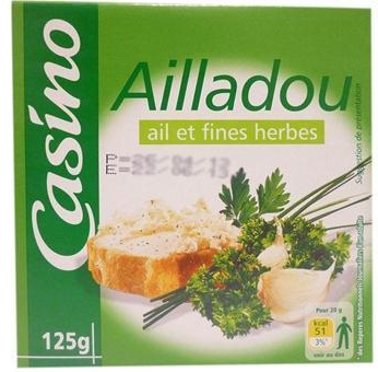 CASINO AILLADOU GARLIC CHEESE WITH HERBS 125 g