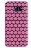 Stylizedd Samsung Galaxy S6 Edge Premium Slim Snap Case Gloss Finish Purple Honeycombs