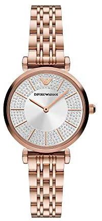 Emporio Armani Watch for Women, Two-Hand, Stainless Steel Watch, 32mm case size