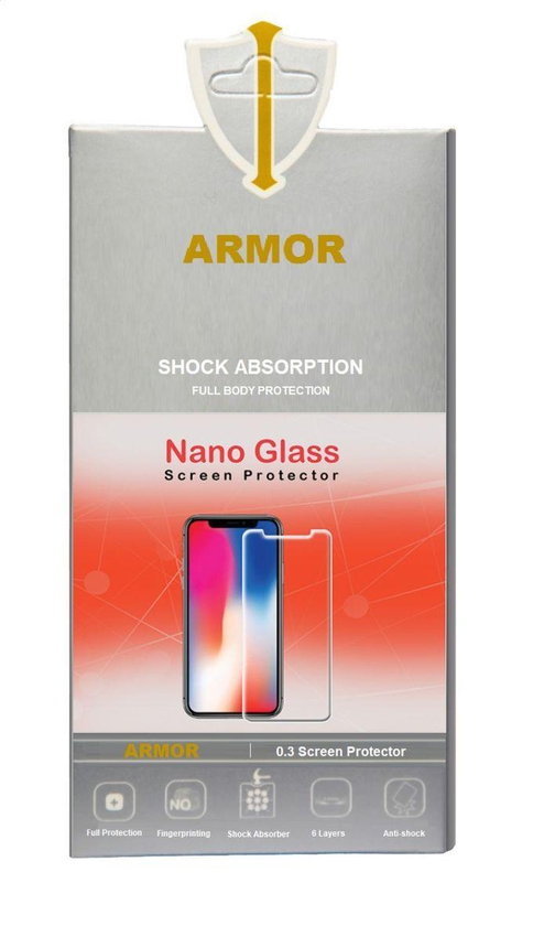 Armor لاصقة نانو زجاجية ضد الصدمات لموبايل Alcatel 3X (2019)