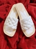 White Slippers Bubble Outdoor Women Medical Comfortable Leather Flat