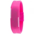 Genius Unisex Digital LED Dial Silicone Band Watch - Pink