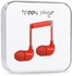 Happy Plugs In Ear Headset, Red - 7716