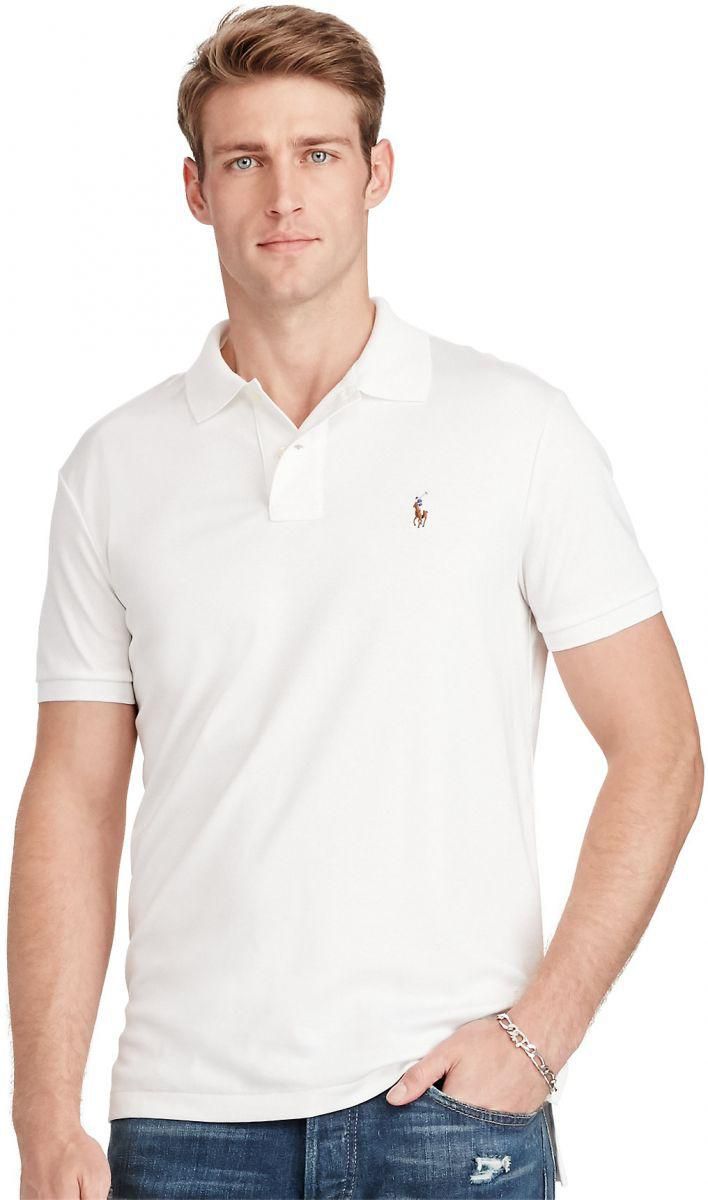Polo Ralph Lauren Polo T-Shirt for Men , Size L , White , 710-548560
