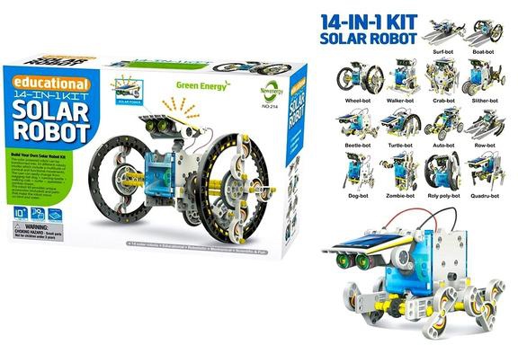 Shopper10 Solar Robot Kit Building Toy 14 In 1