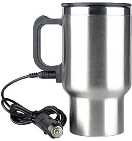 Generic Stainless Steel Car Heated Travel Mug, Silver - 500 ml76575