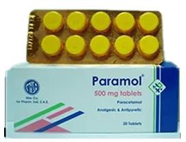 Paramol | ﻿Analgesic and Antipyretic l 500mg | 20 Tab