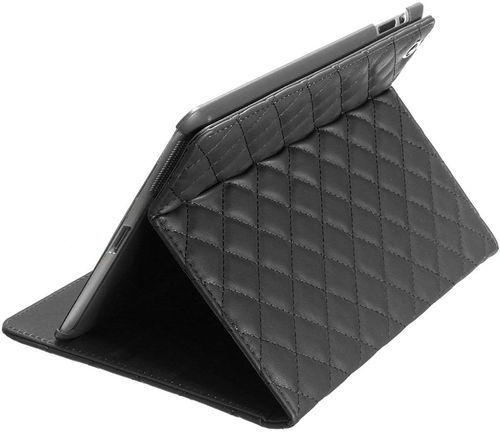 Bluelans Crown Smart Faux Leather Case Stand Cover For IPad5/Air - Black