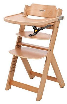 Safety 1st Timba with Tray Included High Chair Natural Wood - 27620100