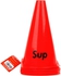 Supreme Sports Training Cones Red 9inch Pack of 5
