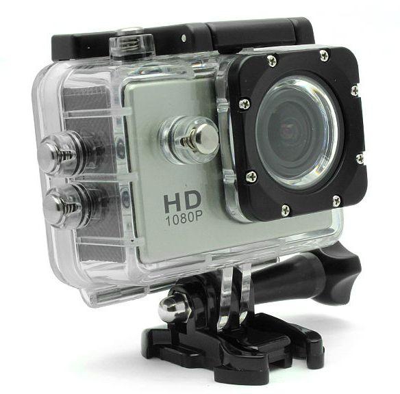 1080p Full HD 12MP CMOS H.264 Sports Action DV Camera Waterproof Camcorder Car DVR SJ4000 with accessories - SILVER