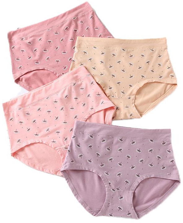 Kime 3 in 1 High Waist Pack Ladies Panties Underwear L9799 (Random Color)