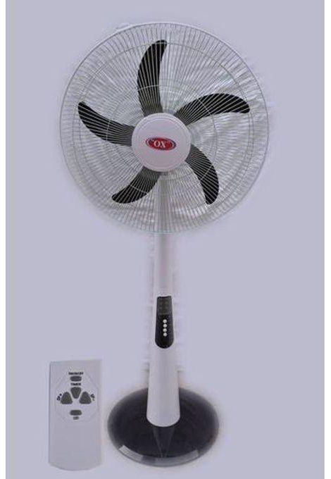 Ox Rechargeable Standing Fan 18''inch With Remote