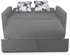 Get Aldora Emza Sofa Bed, Two Seats, 140x80x85 Cm - Silver with best offers | Raneen.com