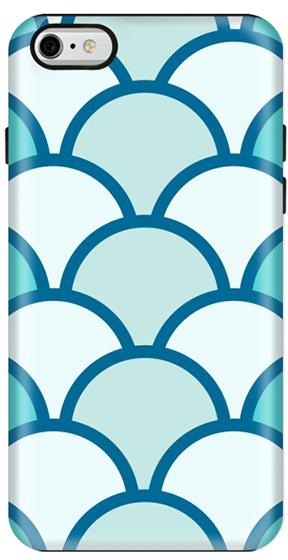 Stylizedd Apple iPhone 6/ 6S Plus Premium Dual Layer Tough Case Cover Gloss Finish - Fish scales