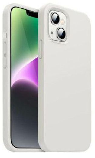 New IPhone 11 12 13 14 Pro Max 12 13 Mini Xs Xr Xs Max Silicone Back Case - White