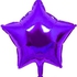 Generic Aluminium Film Balloon Star Pattern For Christmas Decoration Festival Ornament - Purple