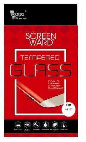 Adpo 2.5D Tempered Glass Screen Protector For LG G7, Clear