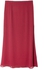 Fit and Flare Skirt Straight Hem - 6 Sizes (Maroon)