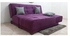 In Home Sofa Bed - 260x190 Cm + Pouf - 40x40 Cm + 3 Cushions