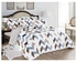 Bedspread set, one and a half, 4 pieces, two sides, microfiber, medium filling