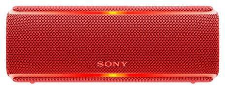 Sony Portable Wireless Waterproof Speaker with Extra Bass, Red