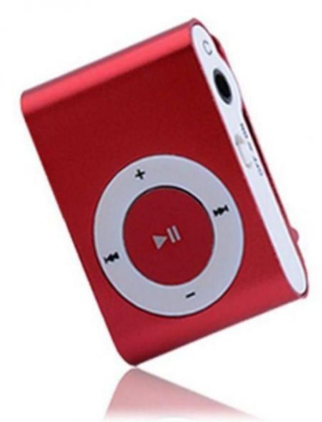 Generic Mini MP3 Player - Red