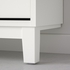 STÄLL Shoe cabinet with 4 compartments - white 96x17x90 cm