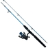 Fishing Rod With Reel Takes & Line -1.5m - 120m - Blue