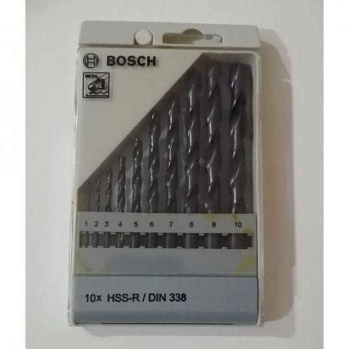 Bosch Metal Drill Bit Set - 10 Pcs