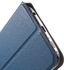 حافظة جلد مع نافذة عرض دوال هوليوود من ليتشي تيكستشرد لهواتف سامسونج جلاكسي S6 G920 - ازرق غامق