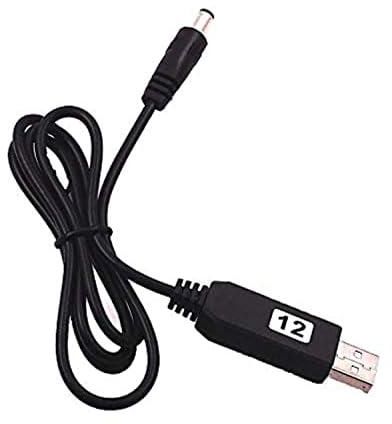 USB adapter from power bank or mobile charger (5 to 12) volts