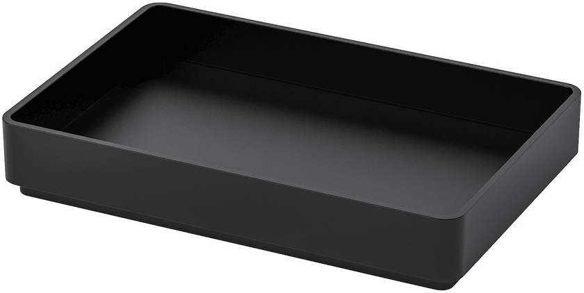 SKOGSVIKEN Tray - black 10x15 cm