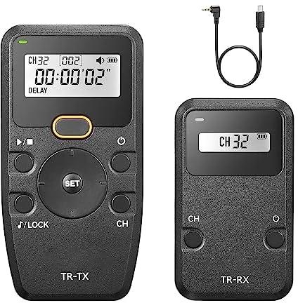 TR-S2 Remote Shutter Release for Sony, Wireless Shutter Release Intervalometer Compatible for Sony a7 a7m2 a7m3 a7S a7SII a7R a7RII a9 a9II a58 a6600 a6400 a6500 a6300 a6000 a5100 RX100M7