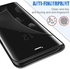TenDll Case for Xiaomi Mi 11 Lite 5G/Xiaomi Mi 11 Lite, Mirror Flip Cover PU Leather Magnetic Protective Cover [Smart Case] [Stand Case], with Auto ON/OFF Function Translucent Cover -Black