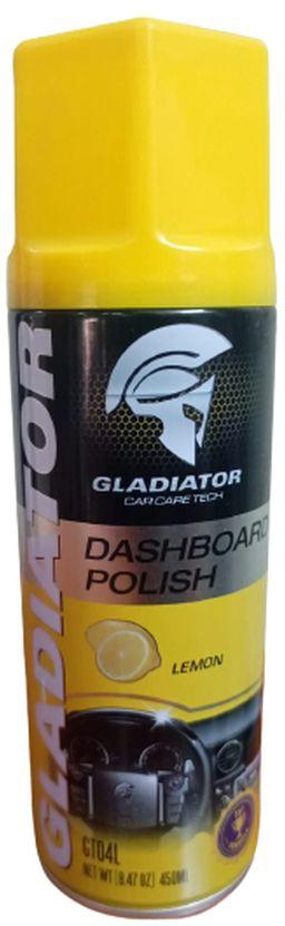 Gladiator Car Dashboard Polish/Spray 450ml LEMON
