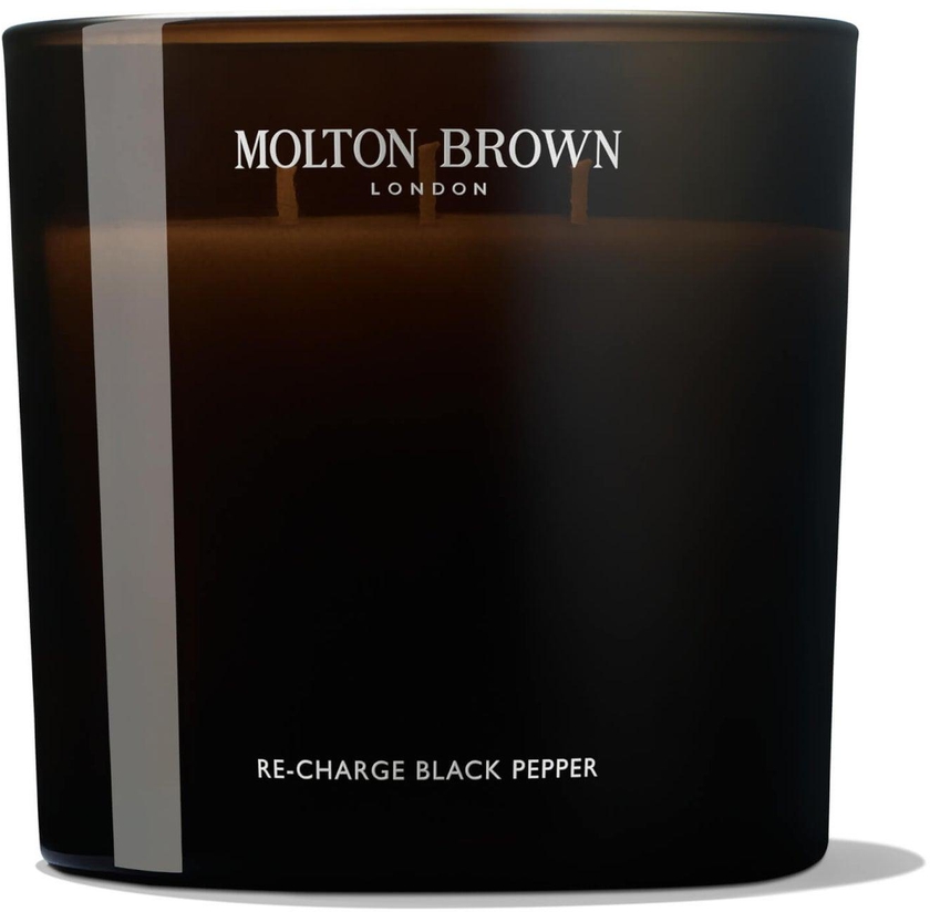 Molton Brown Re-Charge Black Pepper Luxury Scented Triple Wick Candle 600g